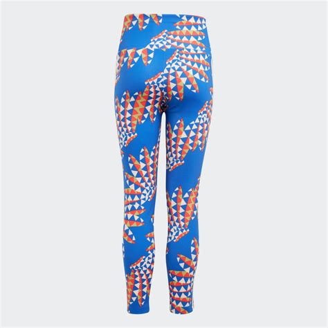 Adidas Adidas X Farm Rio Leggings Blue Adidas Ke