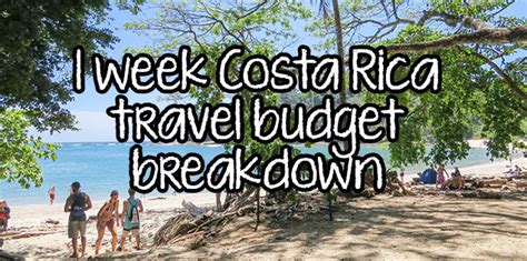 Our Detailed Week Costa Rica Budget Breakdown And Costs