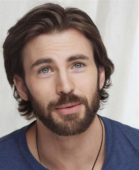 Chris Evans Long Hair Styles Men Mens Hairstyles Thick Hair Hair