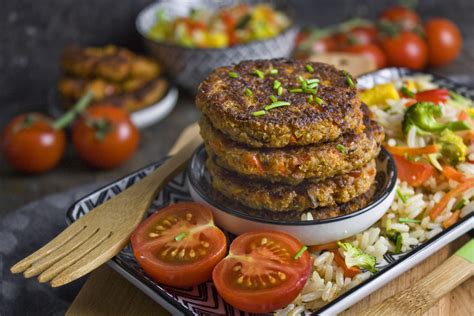 Haferflocken Bratlinge Mit Karotte Und Paprika Toastenstein