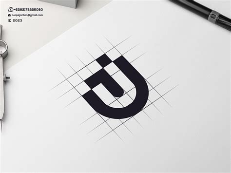 Monogram UJ Logo Design by Enwirto on Dribbble