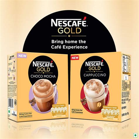 Buy Nescafe Cappuccino Instant Coffee Premix 25 Grams Pack Of 5