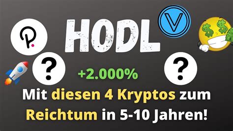 Meine TOP Long Term Krypto Projekte 4 Kryptowährungen für ein HODL