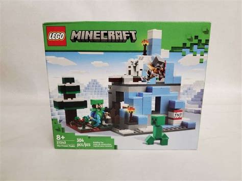 Lego Minecraft The Frozen Peaks Cave Mountain Set Rio Grande Trade