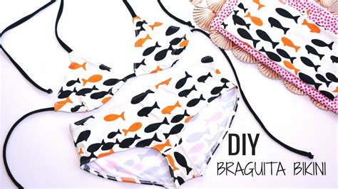 Cómo hacer BRAGA BIKINI súper fácil DIY BIKINI parte 3 YouTube