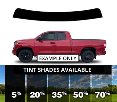 Sun Strip Chevy 3500 Extended Cab Precut Window Tint Kit Northerntint