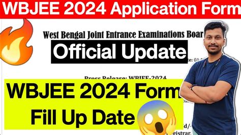 Wbjee Application Form 2024 🔥 Official Update Wbjee Registration