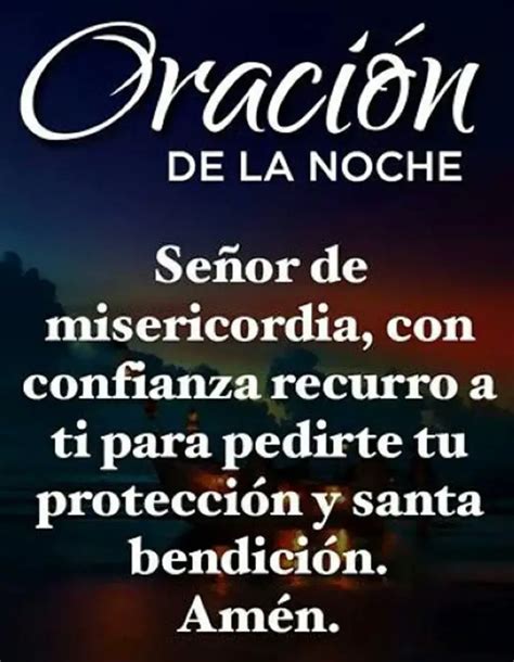 Oracion De La Noche Oraciones Para Antes De Dormir