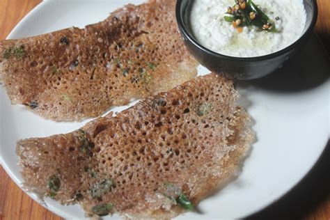 Ragi Rava Dosa Recipe Finger Millet Sooji Dosa Recipe