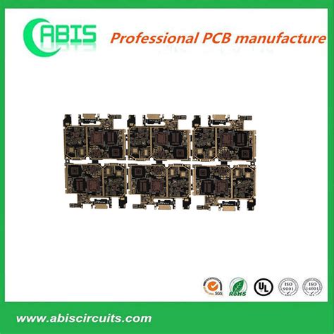 Smd Quick Turn Oem Electronic Circuit Board Manufacturer Layers Black