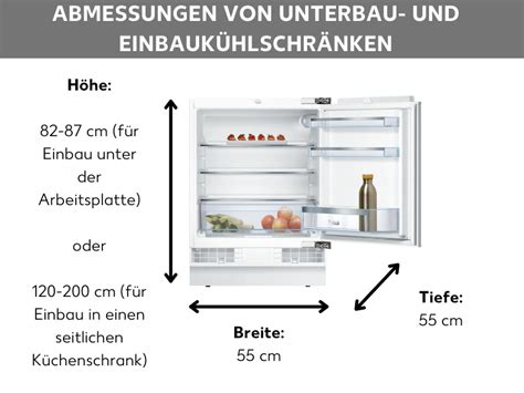 Kühlschrank Maße Alle Infos im Überblick