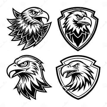 Eagle Sports Logo Mascot Vector Design Stock Vector - Illustration of ...