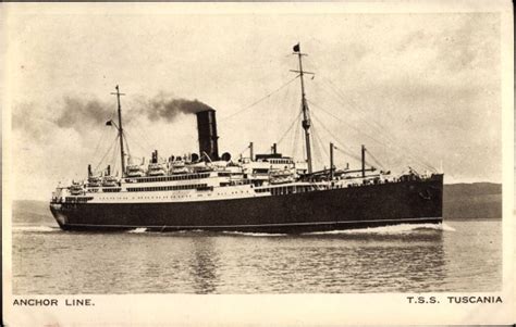 Ansichtskarte Postkarte Steamer Tss Tuscania Akpool De