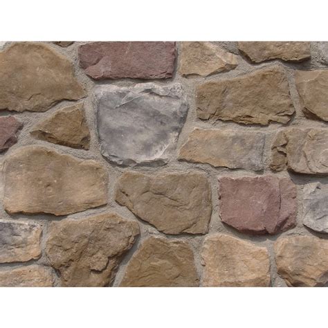 Ply Gem Stone Fieldstone 10 Sq Ft Chardonnay Faux Stone Veneer At