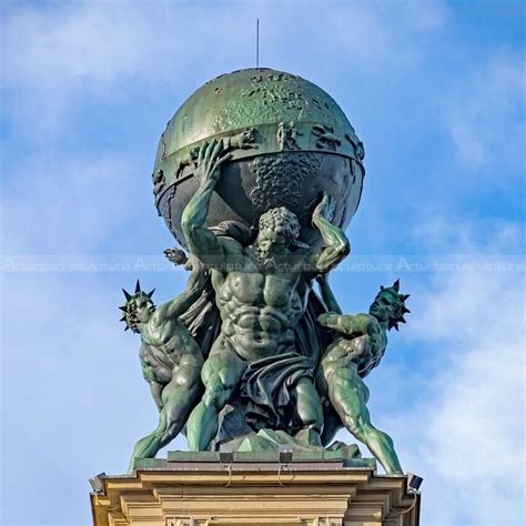 Atlas Globe Statue