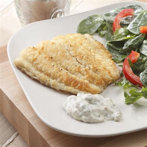 Fish Fillets with Tartar Sauce Recipe - EatingWell