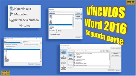 Vínculos en Word 2019 Segunda parte Aprende bien aprende fácil