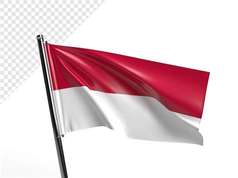 Premium Psd Indonesia Flag