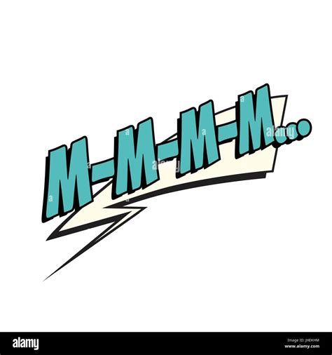 Mmm Comic Word Stock Vector Image And Art Alamy