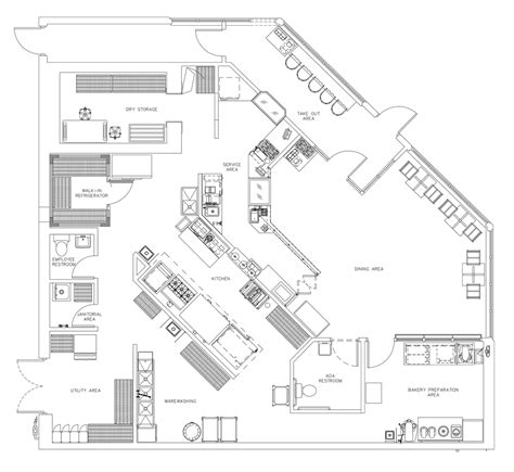 Bakery Kitchen Floor Plan Design Floor Roma