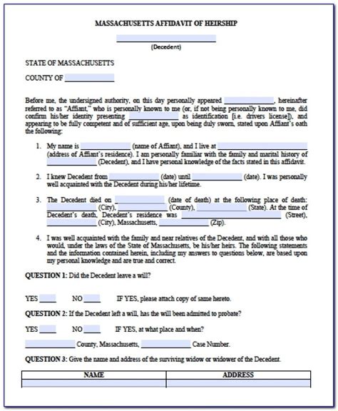 Affidavit Of Heirship Form Harris County Texas 2024