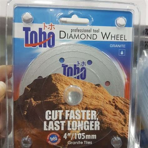 Jual Diamond Wheel Mata Gerinda Potong Keramik Granit TOHO 4 BASAH Di