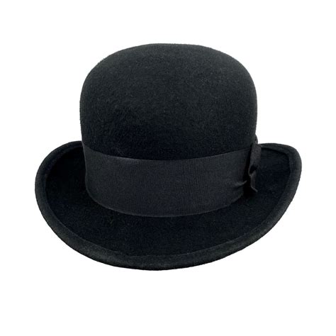 Bowler Hat Black Felt Bowler Hat Men's Derby Hat Man - Etsy