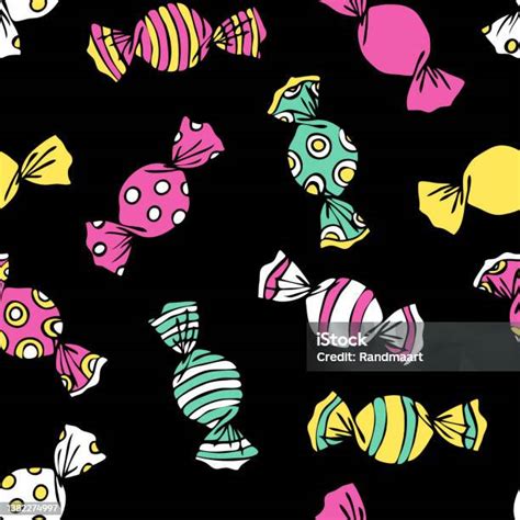 permen permen  hitam ilustrasi stok  gambar
