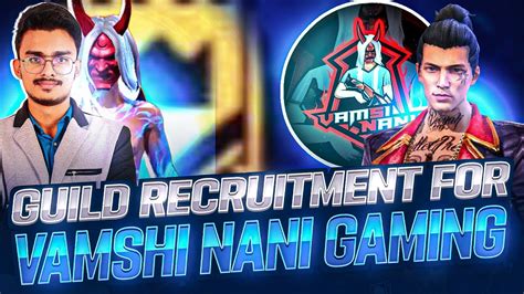 Vamsi Nani Gaming Guild Trials 1 Vs 2 Only For Legends Free Fire