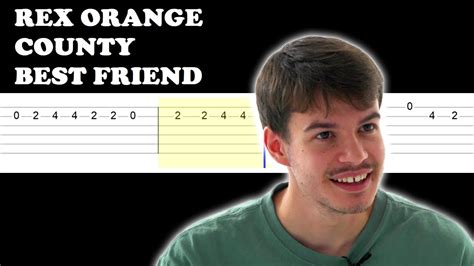 Rex Orange County Best Friend Easy Guitar Tabs Tutorial YouTube