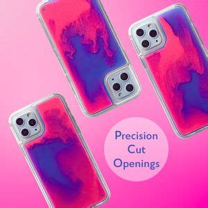 Neon Sand Iphone Pro Case Blueberry And Pink Glow