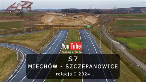 S7 Miechów Szczepanowice z drona relacja styczeń 2024 YouTube