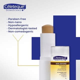 Celeteque Dermoscience Skin Defense Tinted Face Stick Sunstick