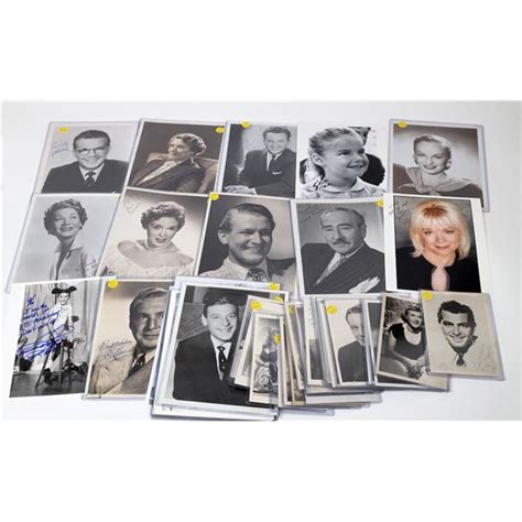 Hollywood Actors Photographs with Autographs [152812] - Holabird ...