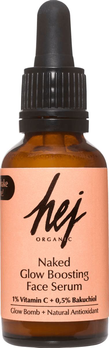 Hej ORGANIC Siero Viso Naked Glow Boosting 30 Ml Dm Italia