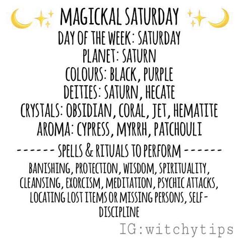 Tips For Witches Everywhere On Instagram Magickal Saturday Here