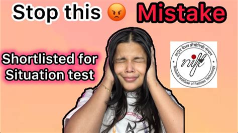 Stop This Mistake Now Mistake Dont Do Before Nift Situation Test