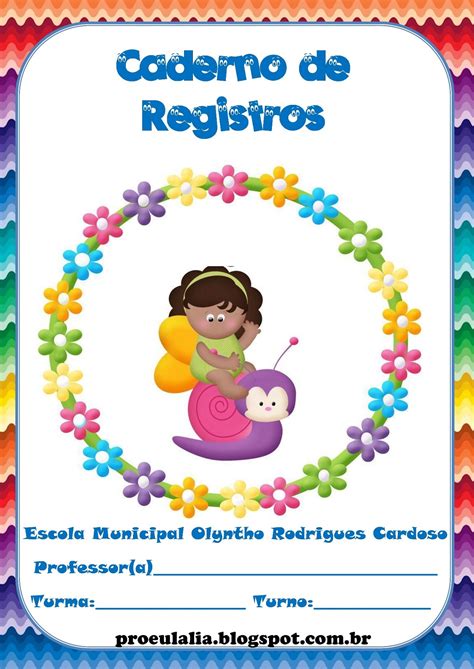 Caderno De Registro Educação Infantil - Caderno De Registro Educação Infantil - RETOEDU