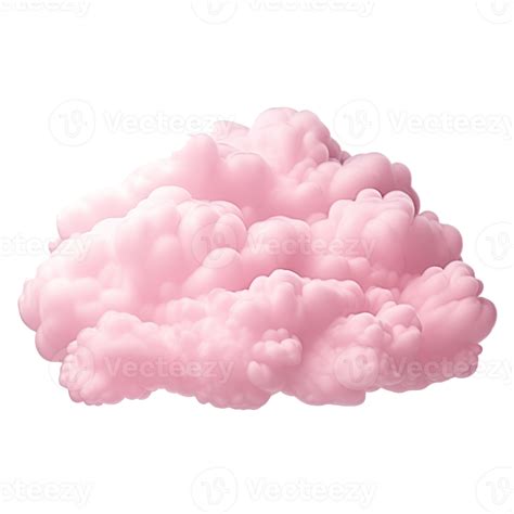 Pink cloud isolated 26991872 PNG