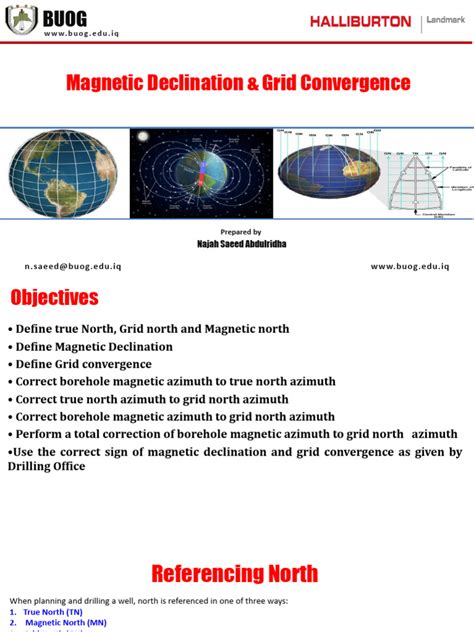 2 - Magnetic Declination & Grid Convergence | PDF | Azimuth | Angle