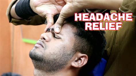 Asmr Headache Relief Head And Forehead Massage Include Shoulder Massage