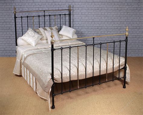 Five Foot Brass And Iron Double Bed C1880 Antiques Atlas