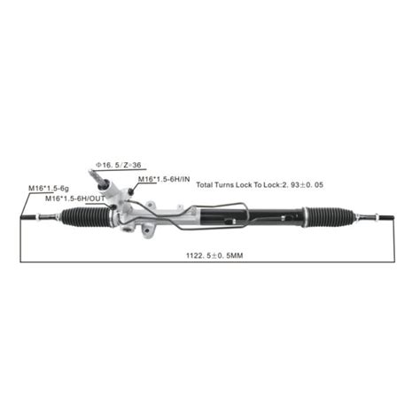 Lhd Hydraulic Steering Rack P Power Steering Racks