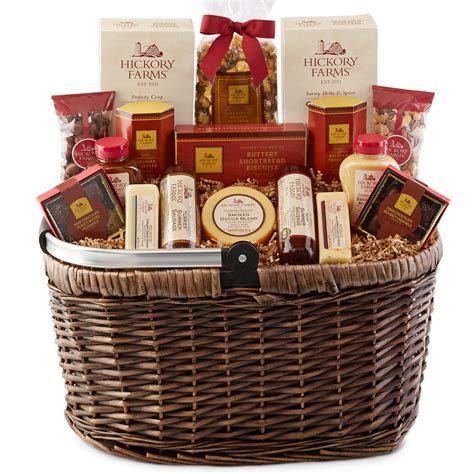 Hickory Farms Perfect Picnic Basket Hickory Farms