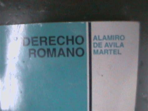 Alamiro De Avila Martel Derecho Romano Pdf