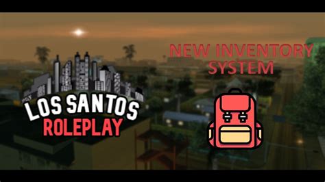 Los Santos Roleplay New Inventory System Youtube