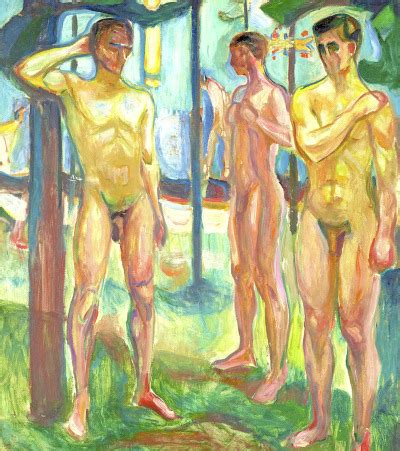 Edvard Munch Naked Men In A Landscape Tumbex