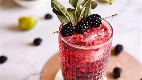 Blackberry Sage Vodka Smash Recipe