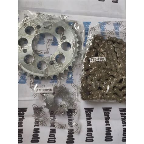 Honda Xrm Wave Chain Sprocket Set Chainset Lazada Ph