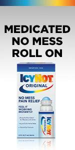 Amazon Icy Hot Original Medicated Pain Relief Liquid With No Mess Applicator 2 5 Fluid Ounces